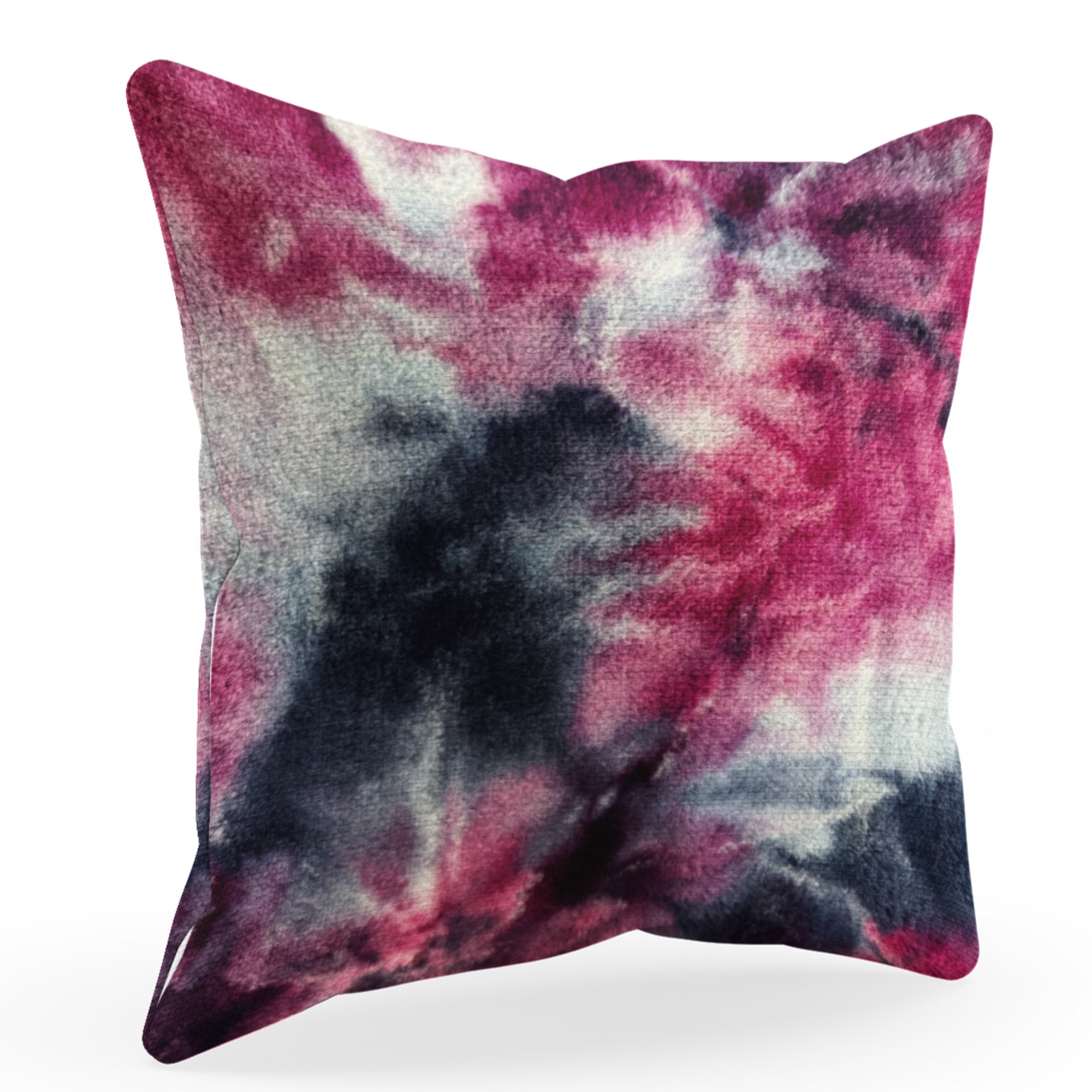 Plutus Fuchsia Purple Fureal Animal Faux Fur Luxury Throw Pillow-0