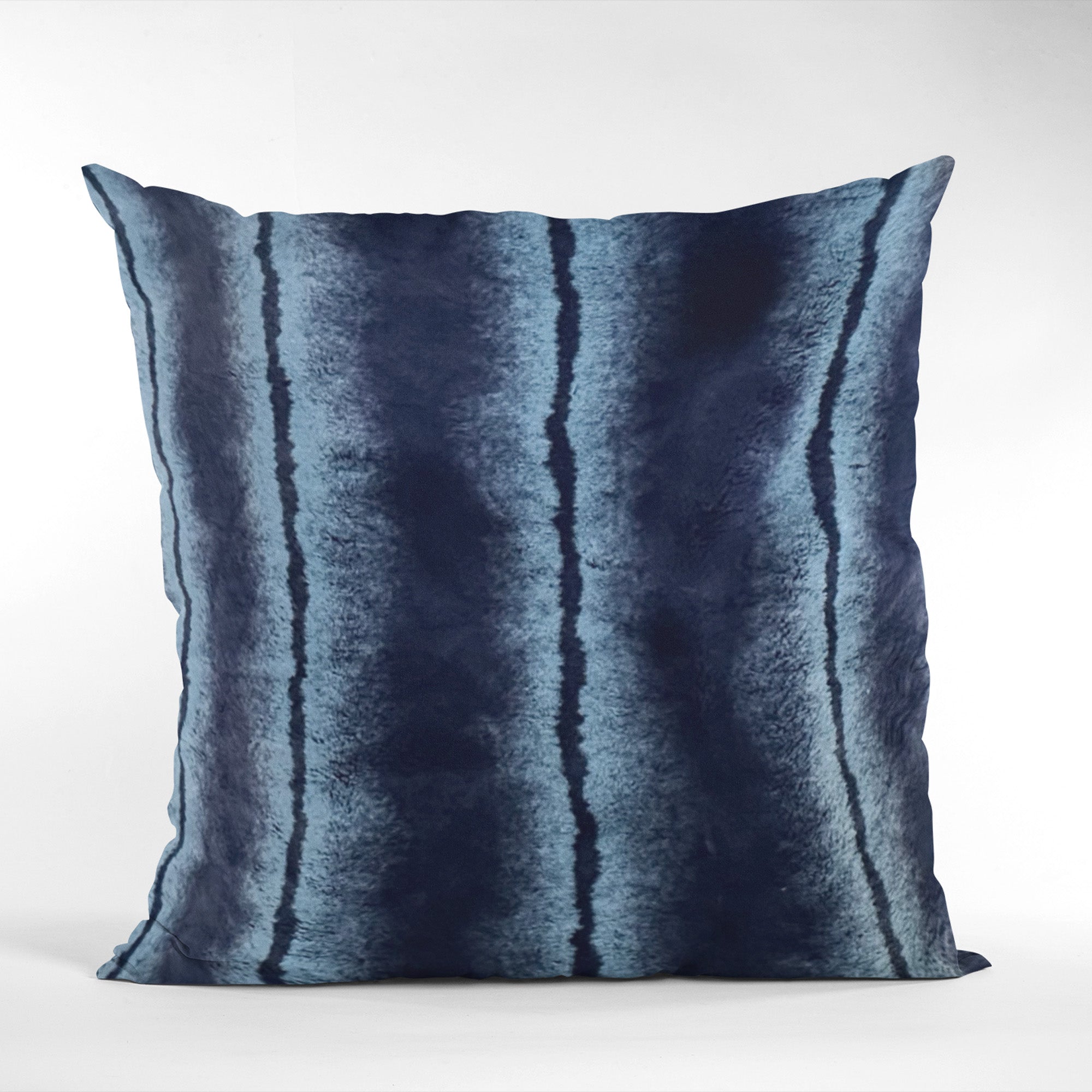 Plutus Blue Fluffy Fields Animal Faux Fur Luxury Throw Pillow-4