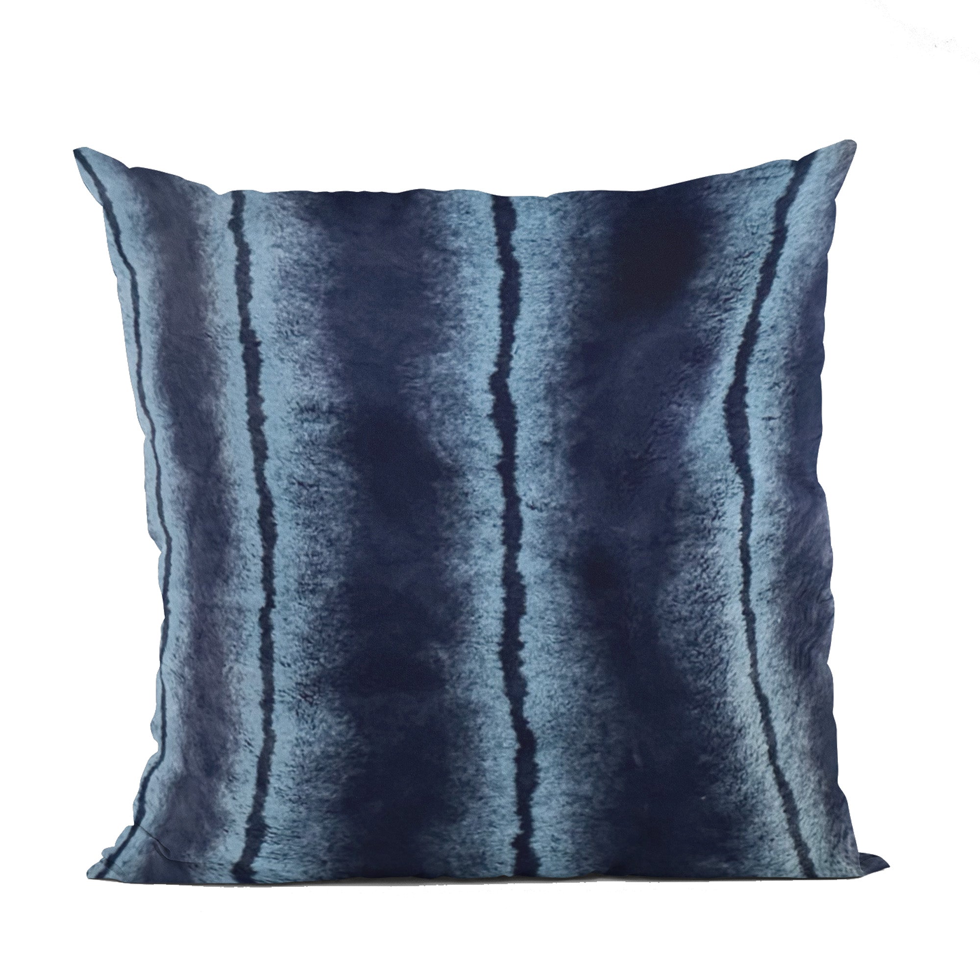 Plutus Blue Fluffy Fields Animal Faux Fur Luxury Throw Pillow-0