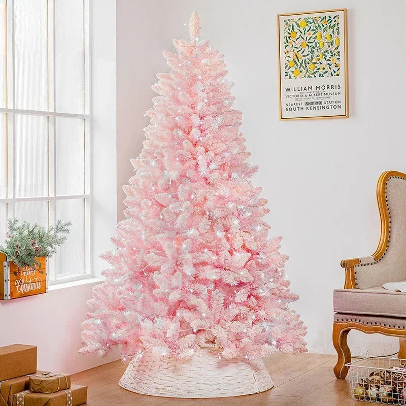 Artificial Christmas Tree Pink Blue Indoor Outdoor Decor-4