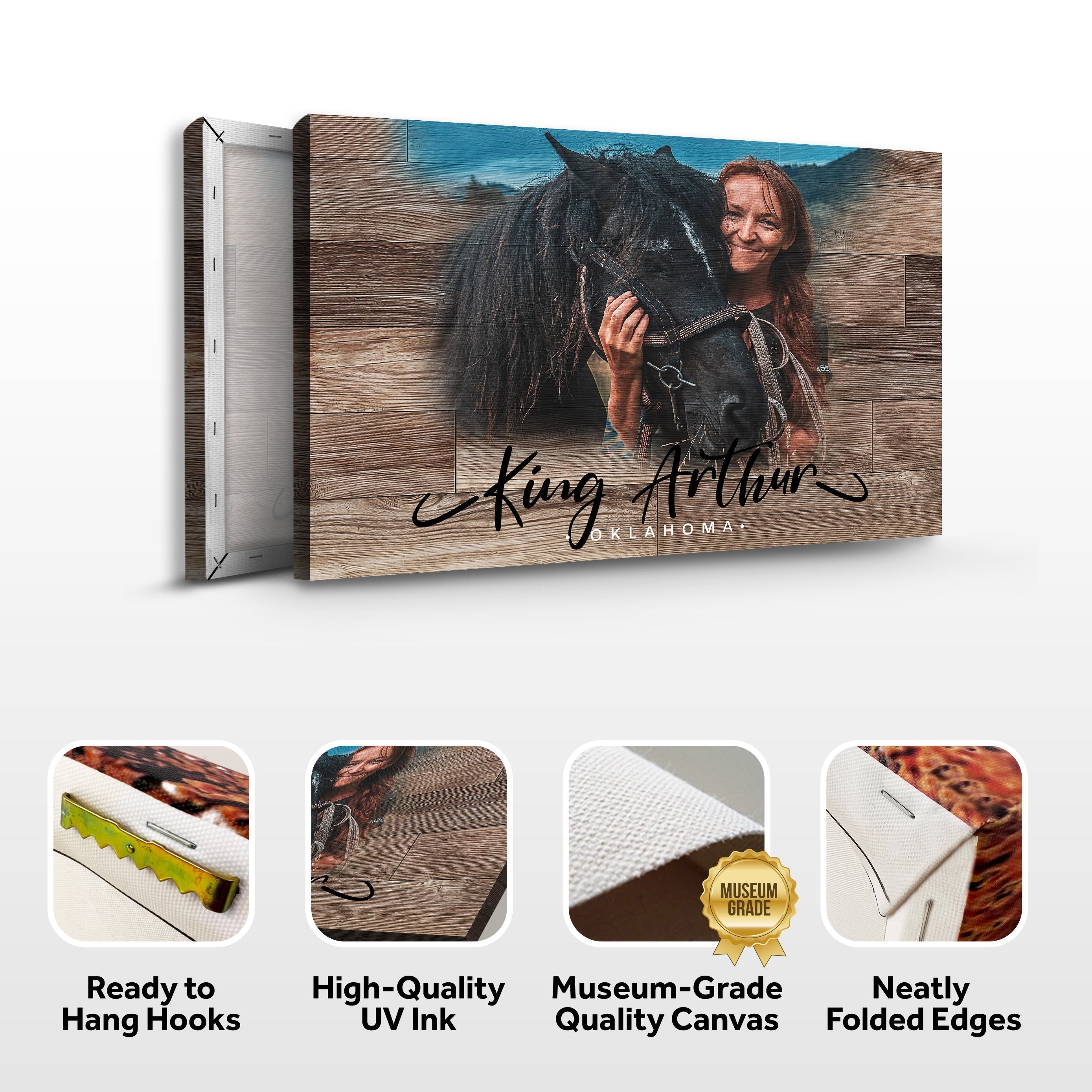 Wooden Animal Portrait Sign