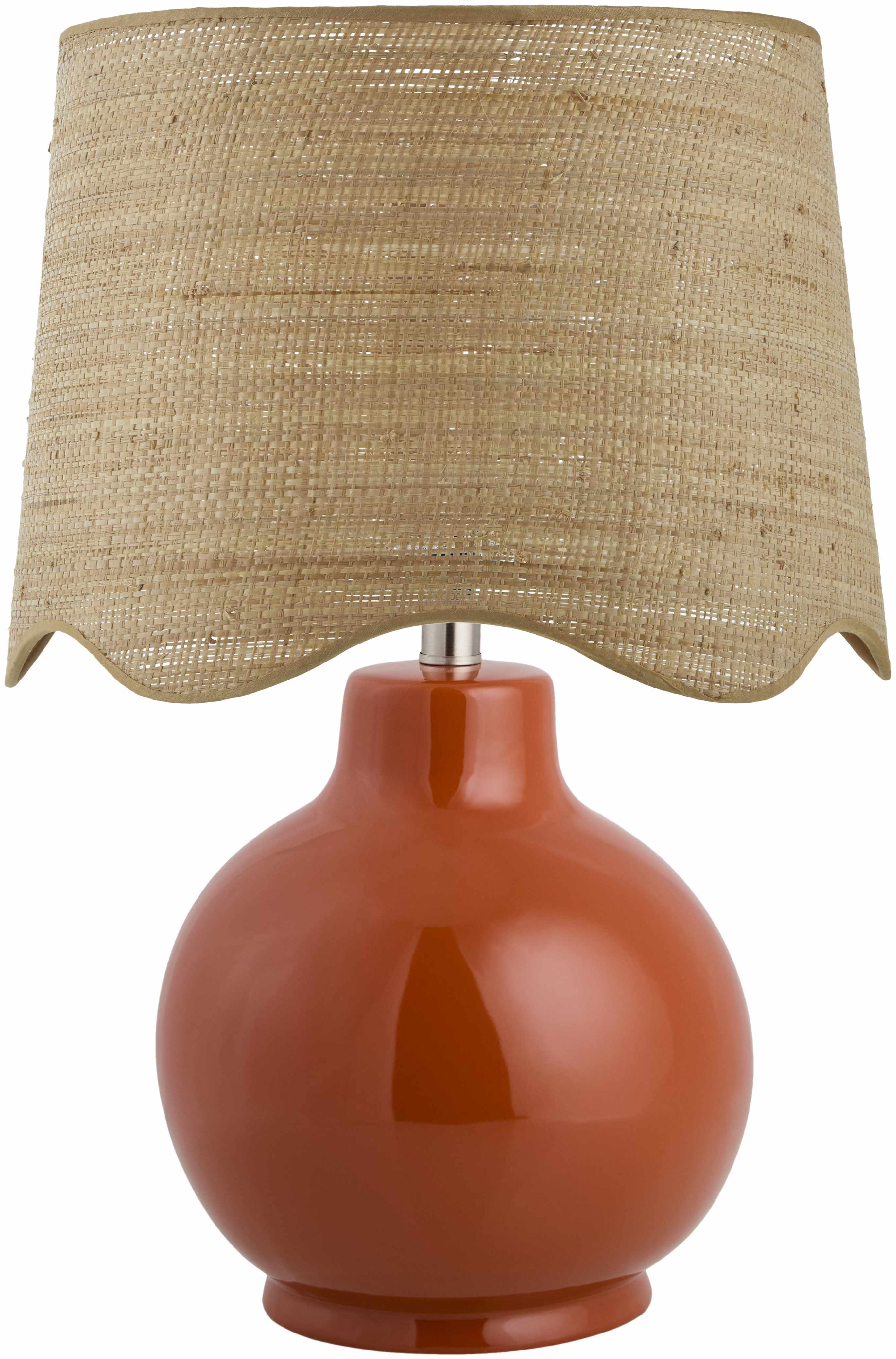 Pojezerje Red Rattan Table Lamp-0