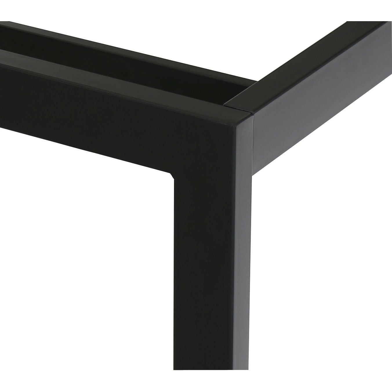 Twin size Modern Heavy Duty Black Metal Platform Bed Frame-3