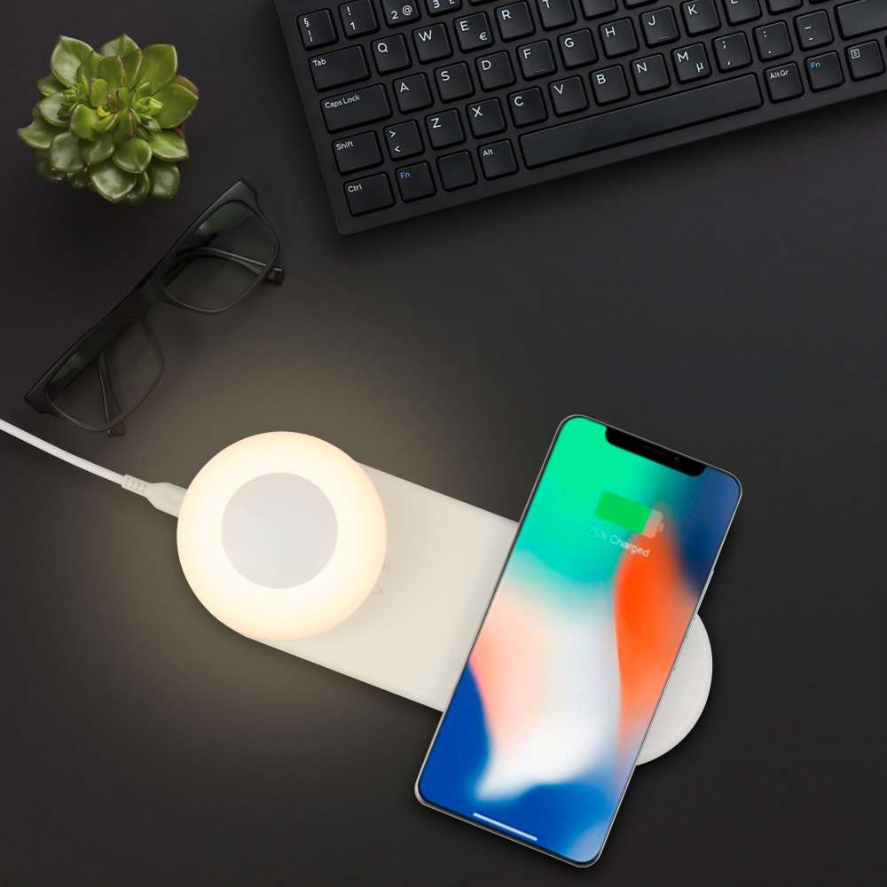 Wireless Charging Dot Night Light-1