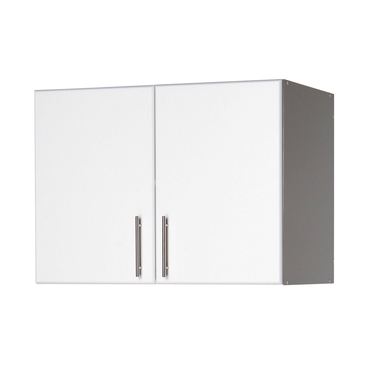 White Wall Cabinet with 2 Doors and Adjustable Shelf-1