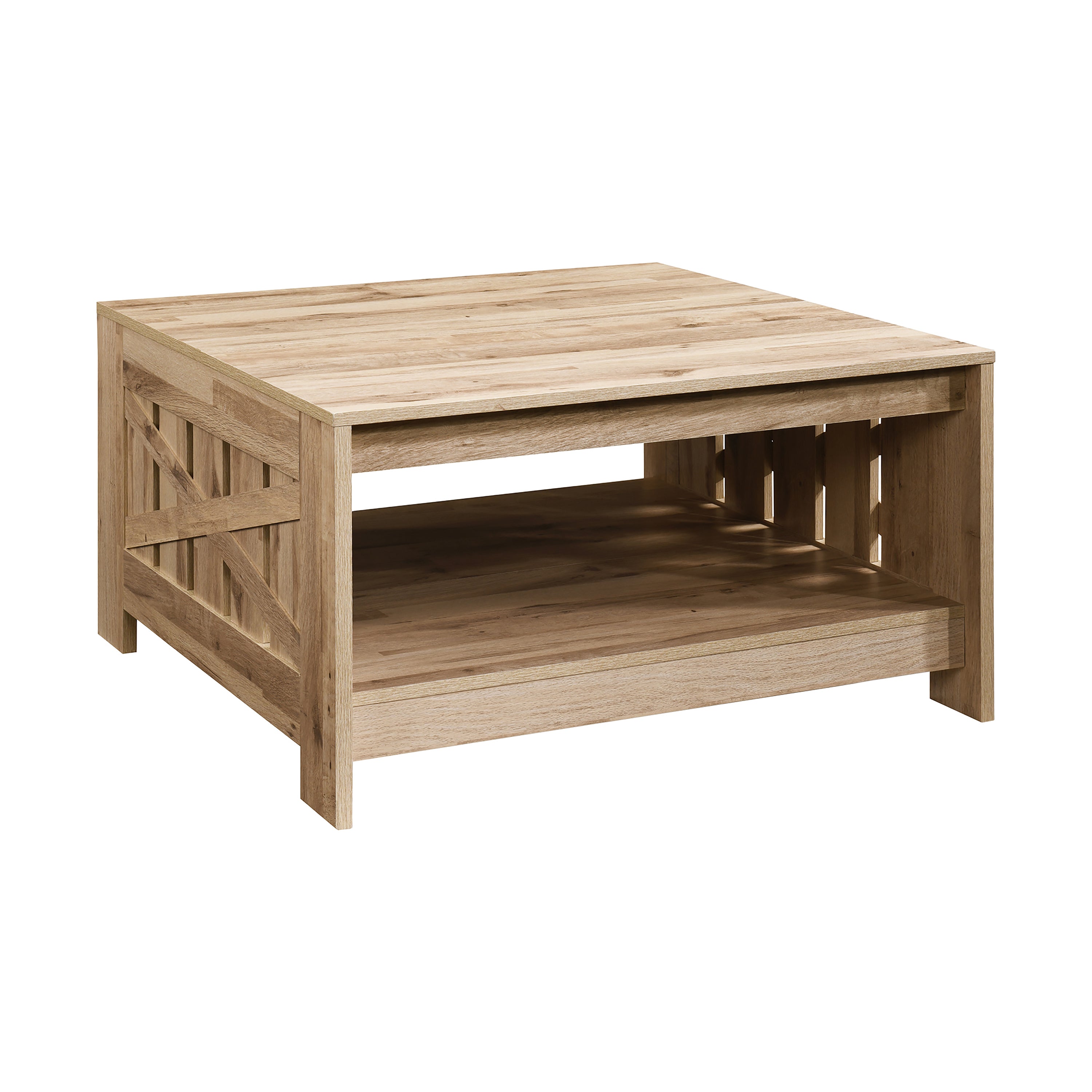 31.5 inch Square Wood Coffee Table