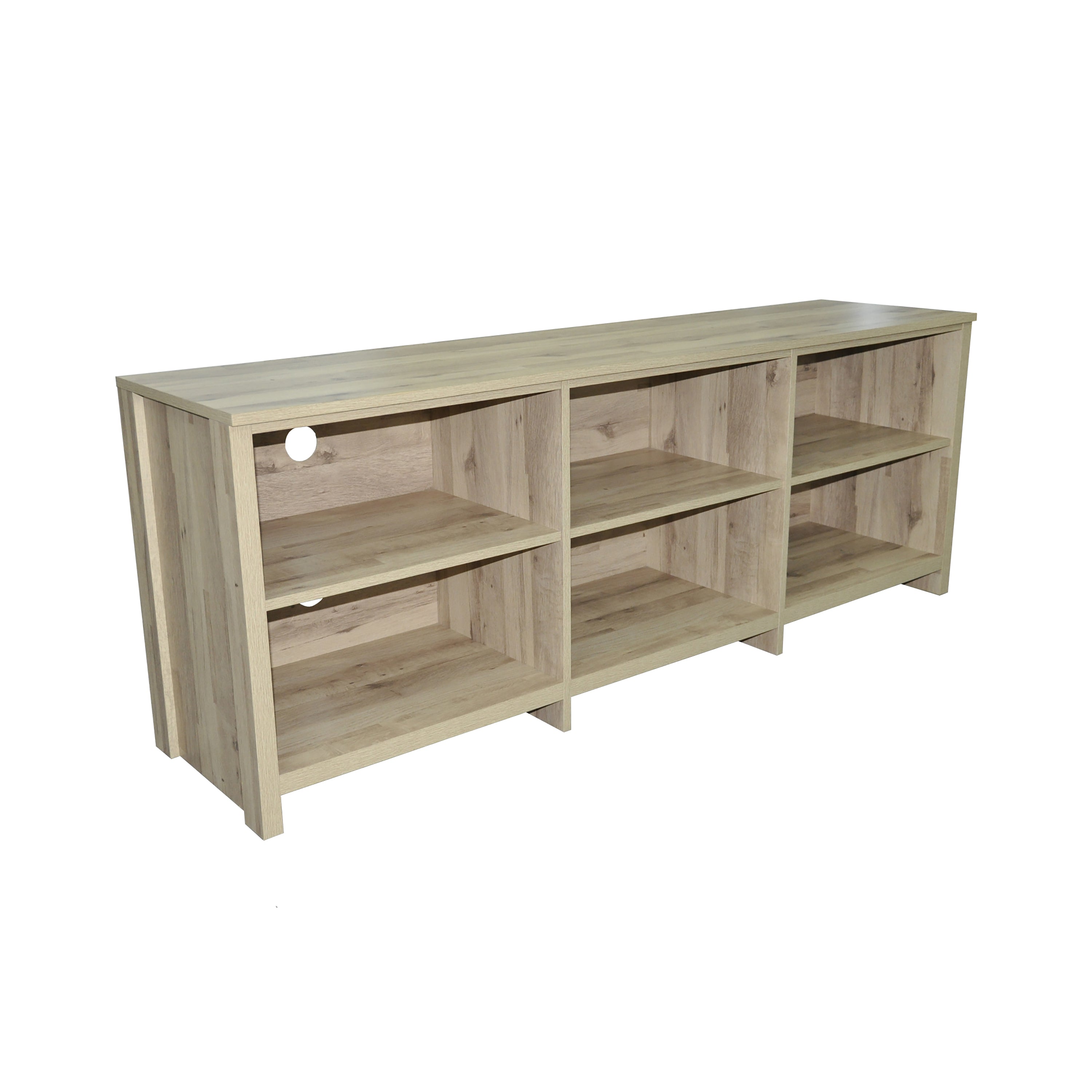 65 in.TV Stand with 6 Storage Shelves Fits TV's up to 70 in.