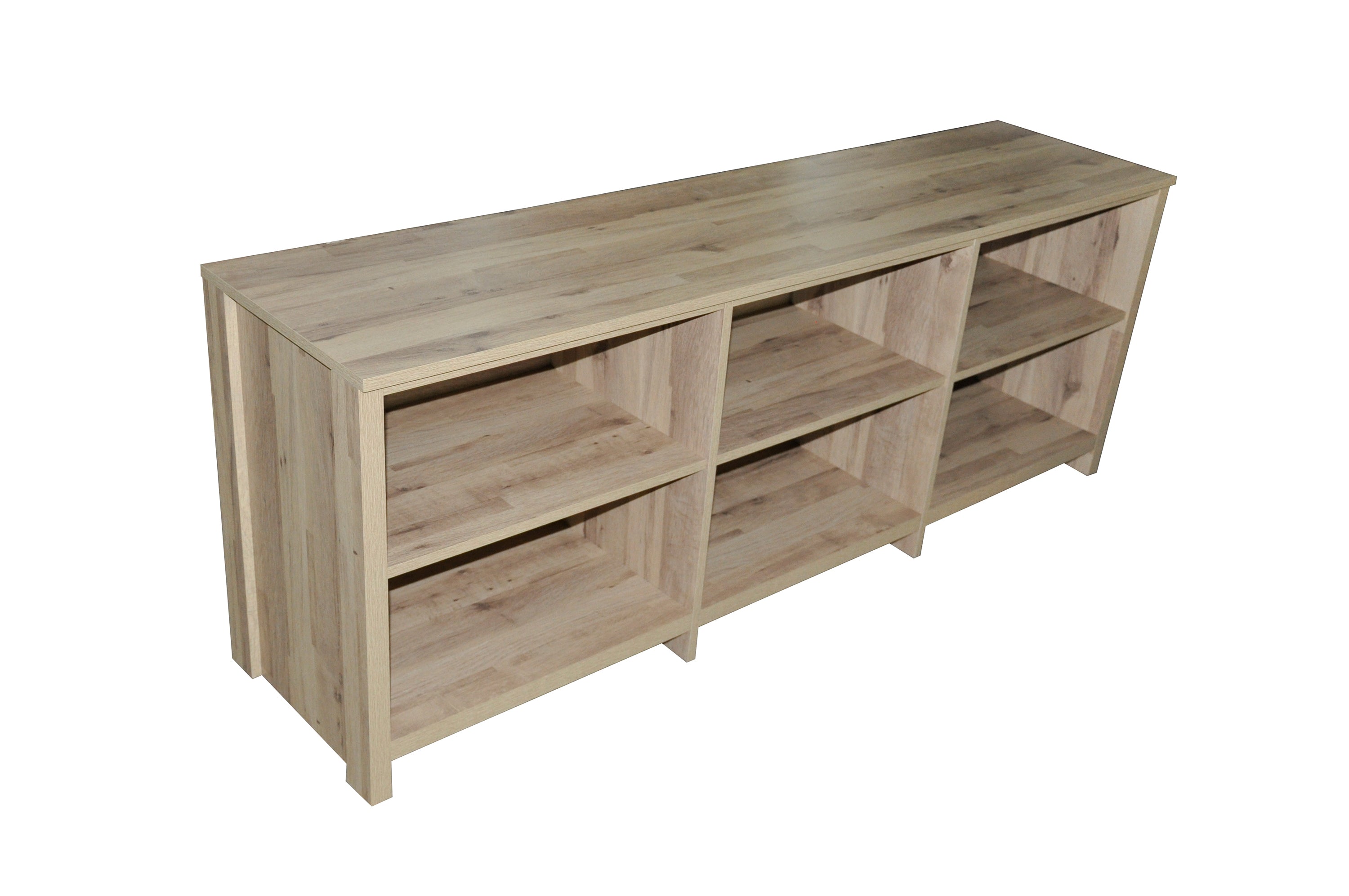 65 in.TV Stand with 6 Storage Shelves Fits TV's up to 70 in.