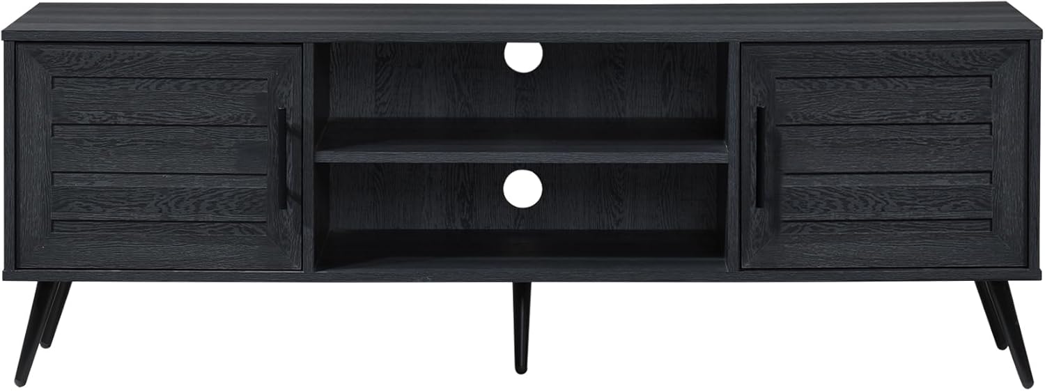 59 in. TV Stand with 2 Storage Cabinets Fits TV's up to 65 in.