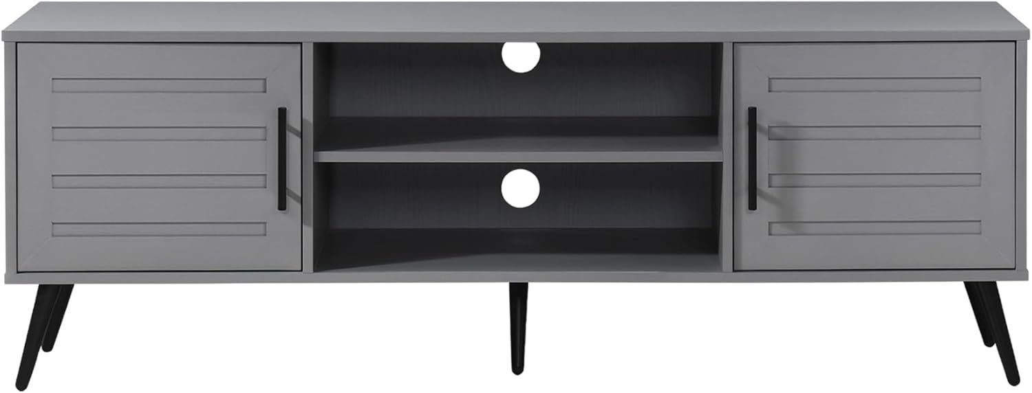 59 in. TV Stand with 2 Storage Cabinets Fits TV's up to 65 in.