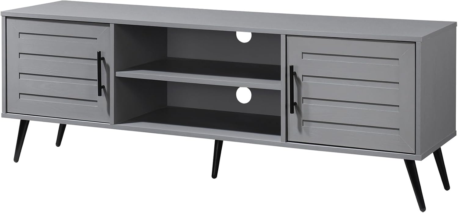 59 in. TV Stand with 2 Storage Cabinets Fits TV's up to 65 in.