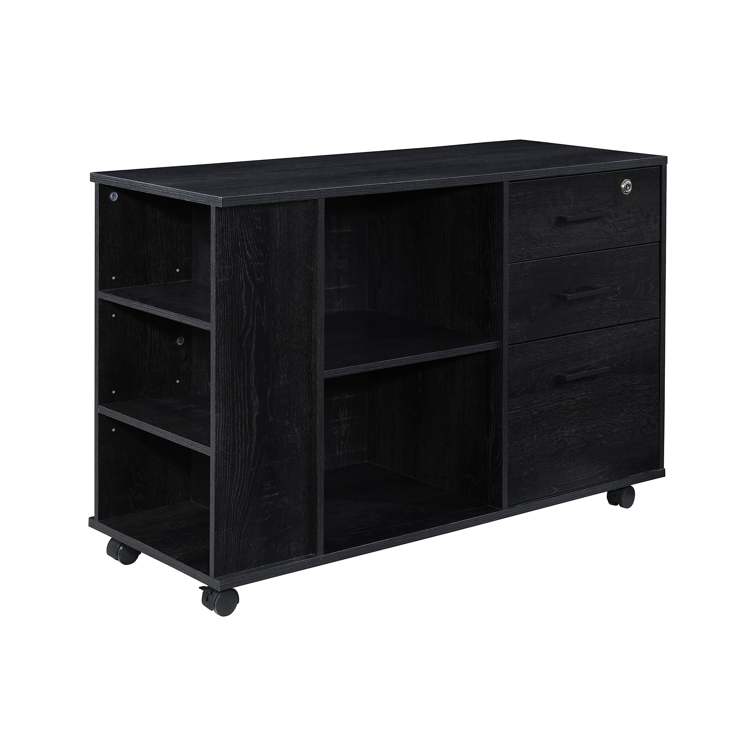 3-Drawer 39.37 in. W Lateral File Cabinet