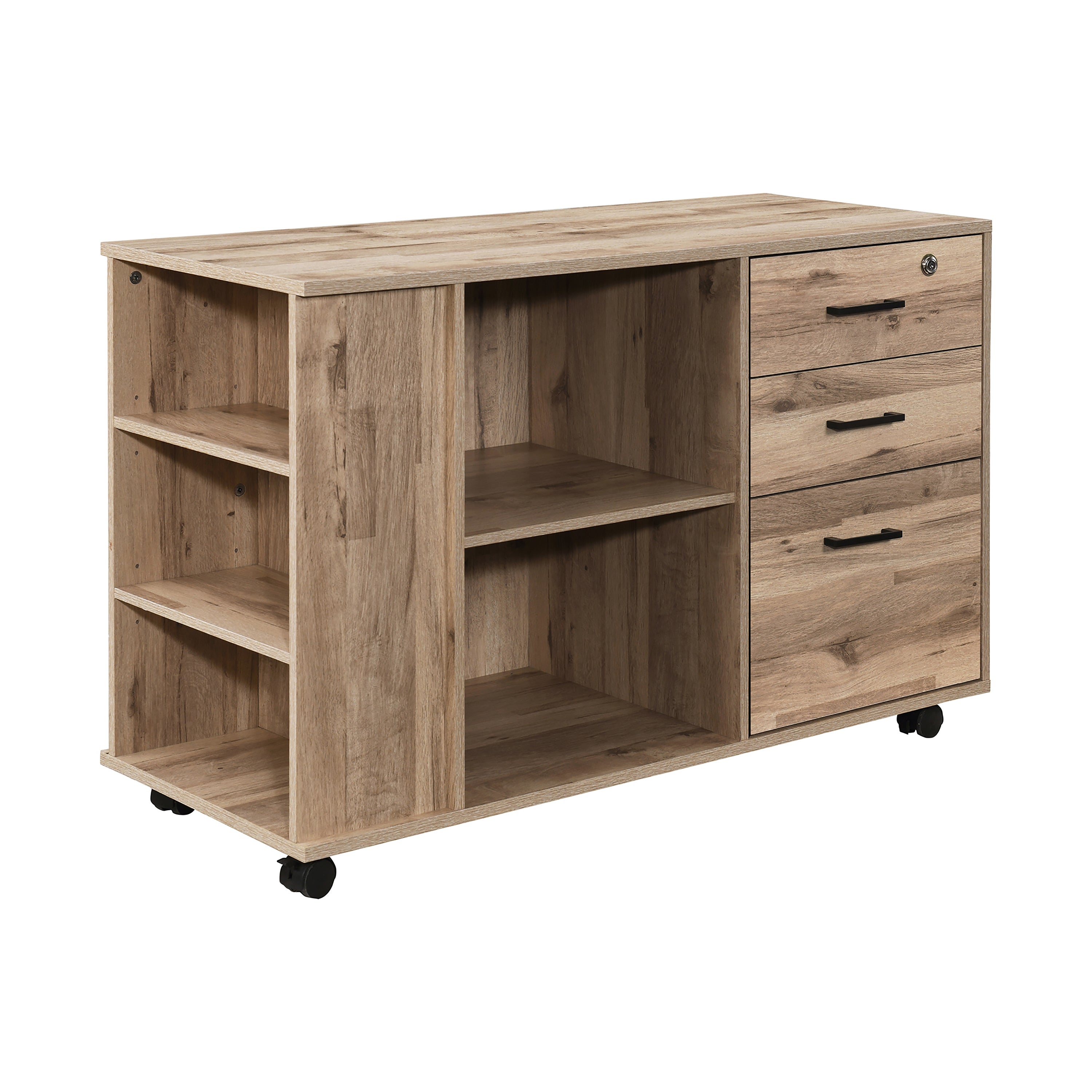 3-Drawer 39.37 in. W Lateral File Cabinet