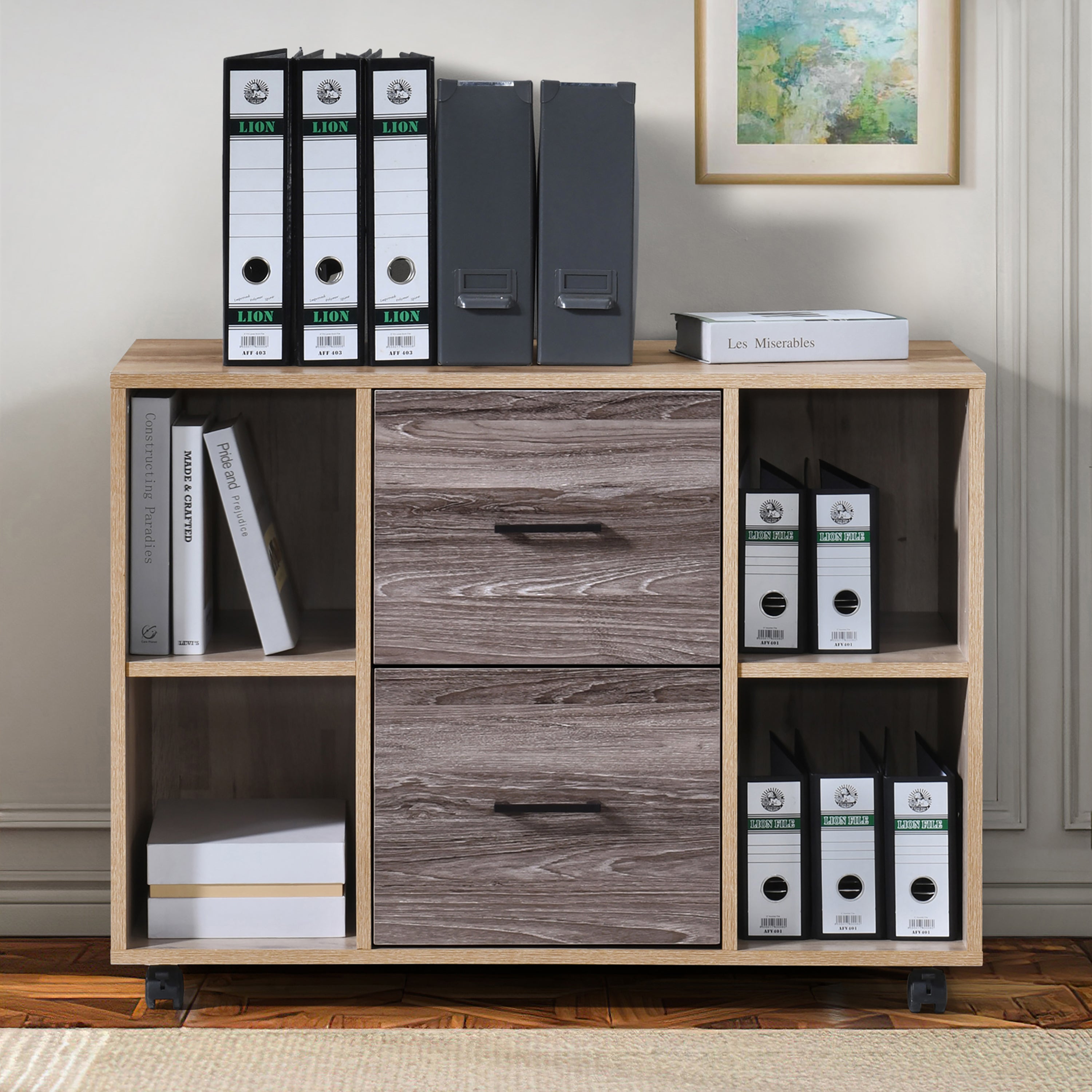 2-Drawer W35.43 in. W Lateral File Cabinet