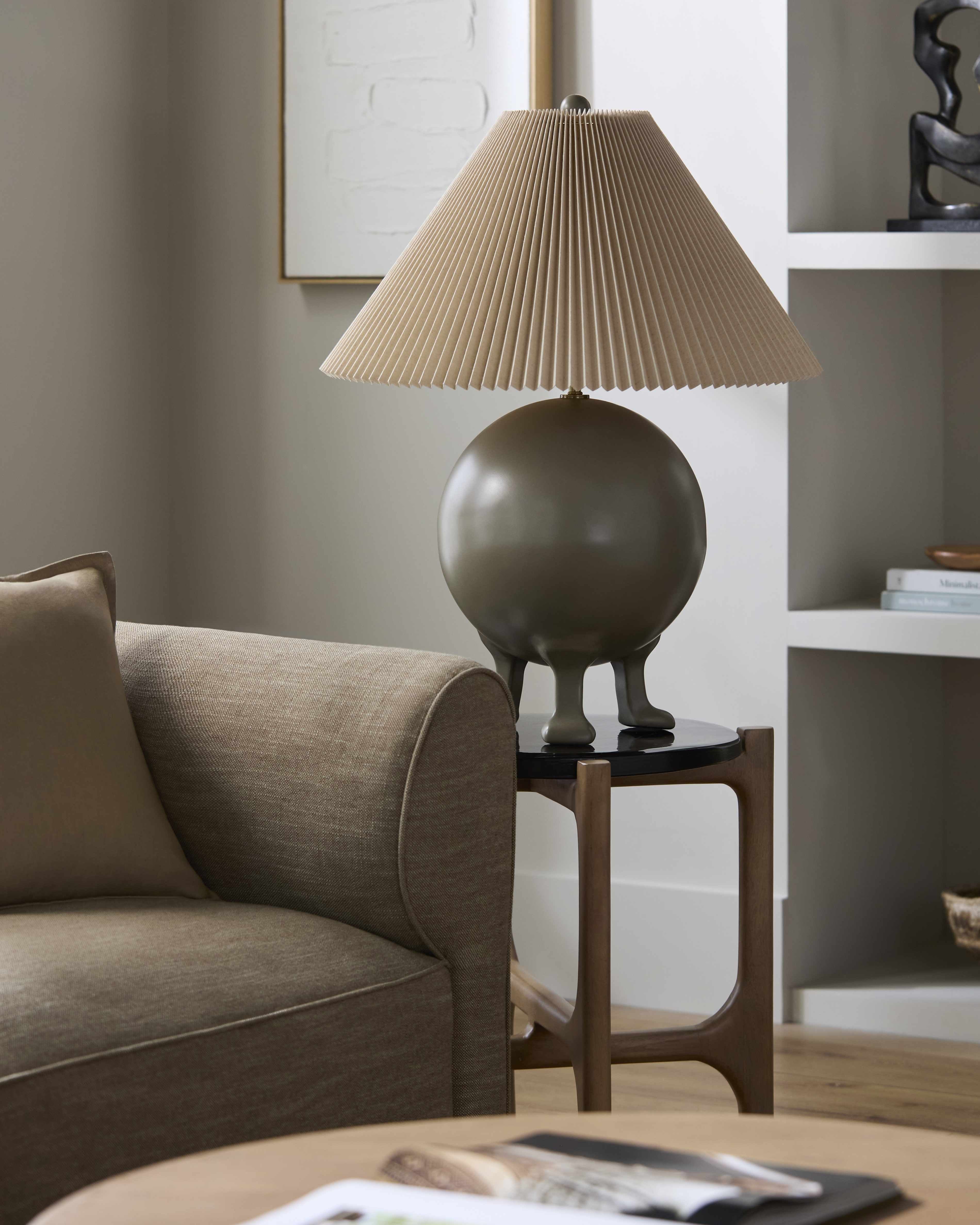 Potlogeni Gray Table Lamp-4