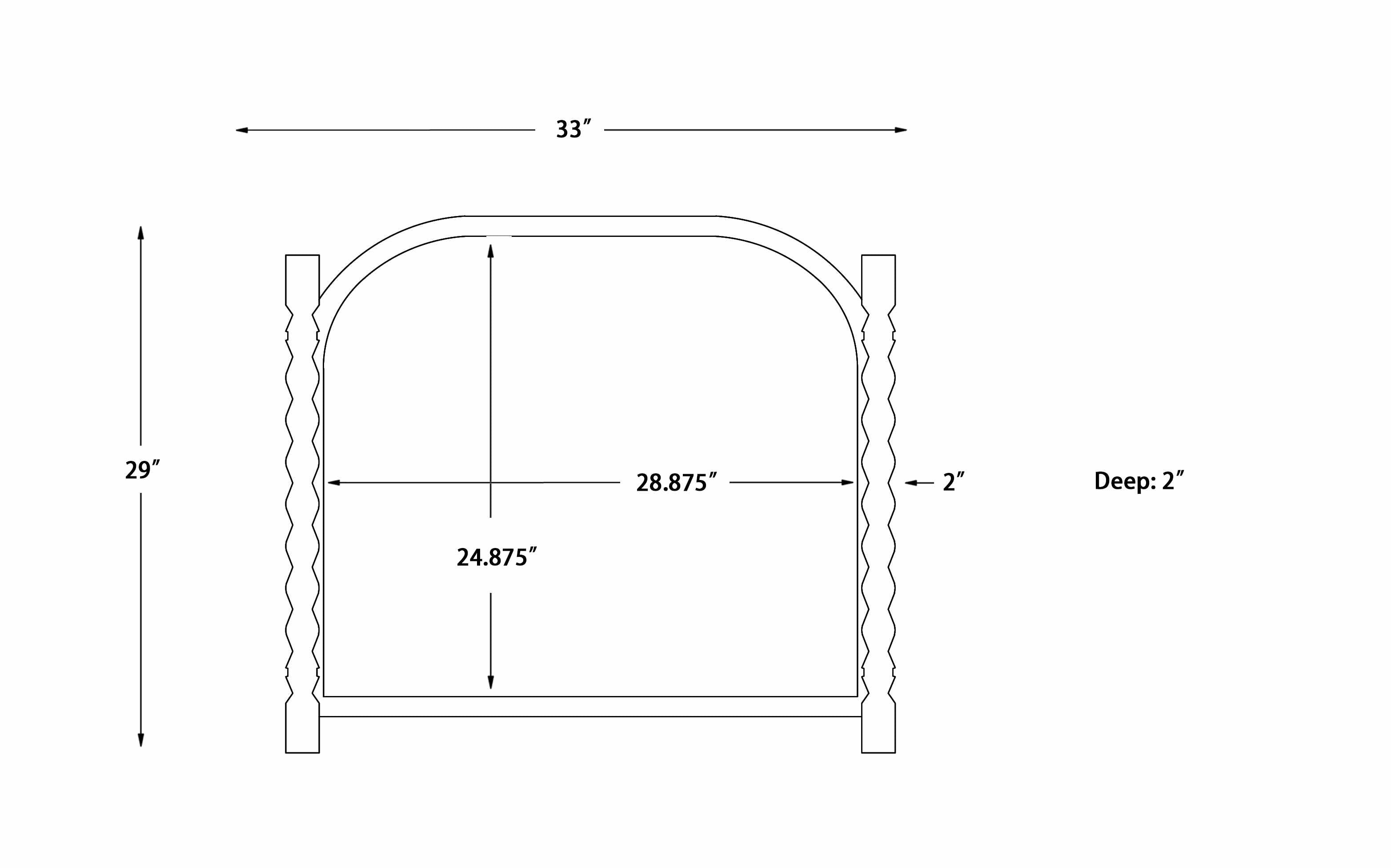 Pertegada Mantel Mirror-0