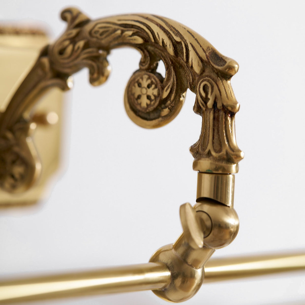 Antique Brass Picture Frame Wall Lamp with Integrated Light | Gallery Wall Art