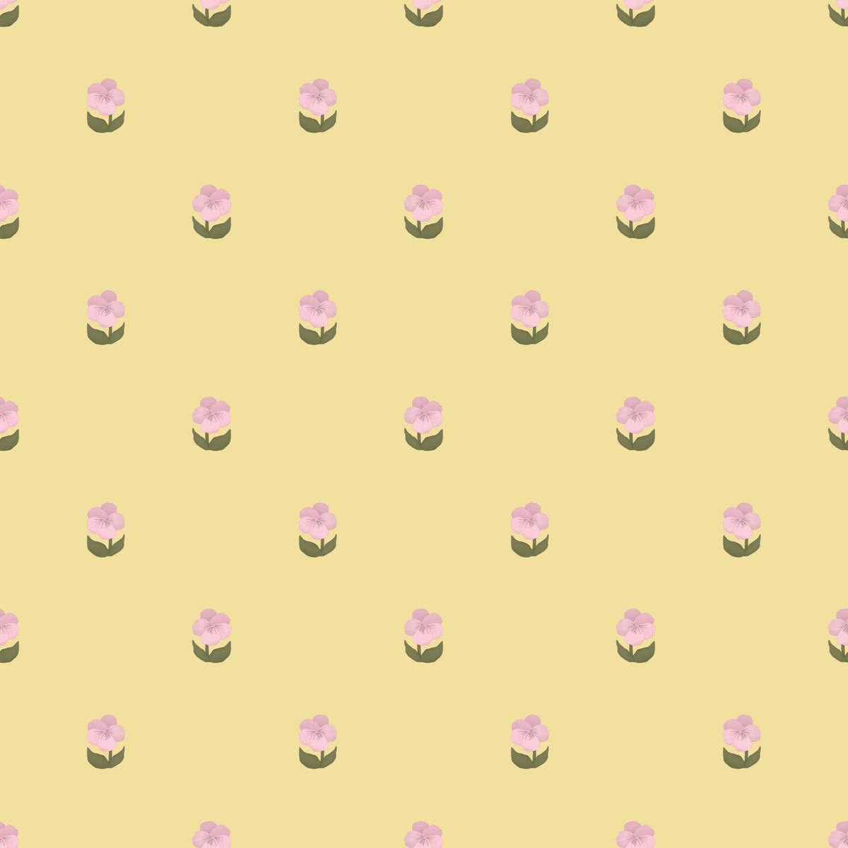 Pansie Wallpaper by The Lil Dills Shop