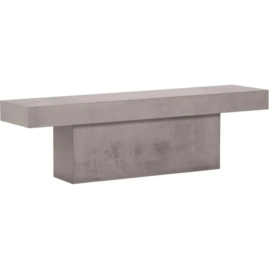 Perpetual Slate Gray Outdoor T-Bench