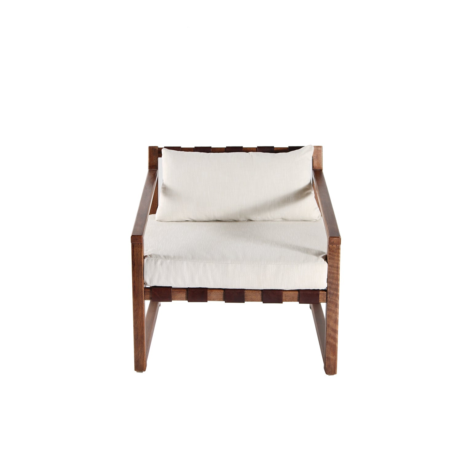 Peyton Vegetable Tanned Leather Accent Chair