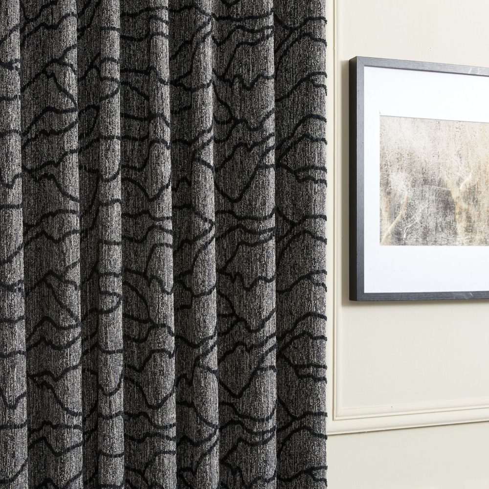 Peyton Heavy Geometric Linen Cotton Curtains