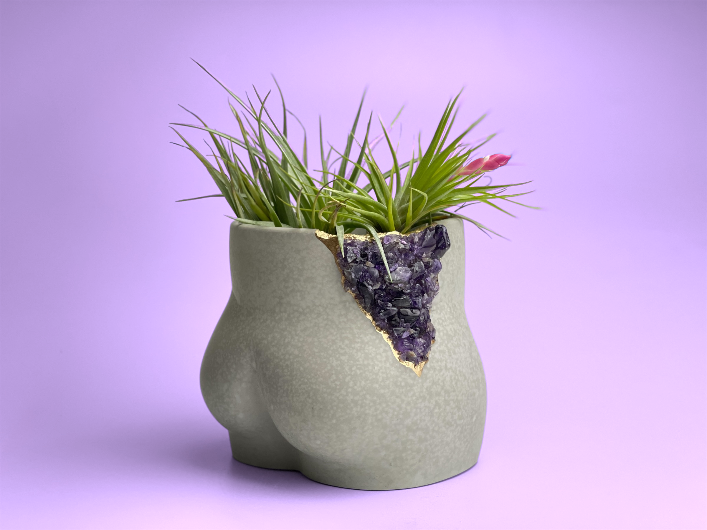 Amethyst Butt Planter