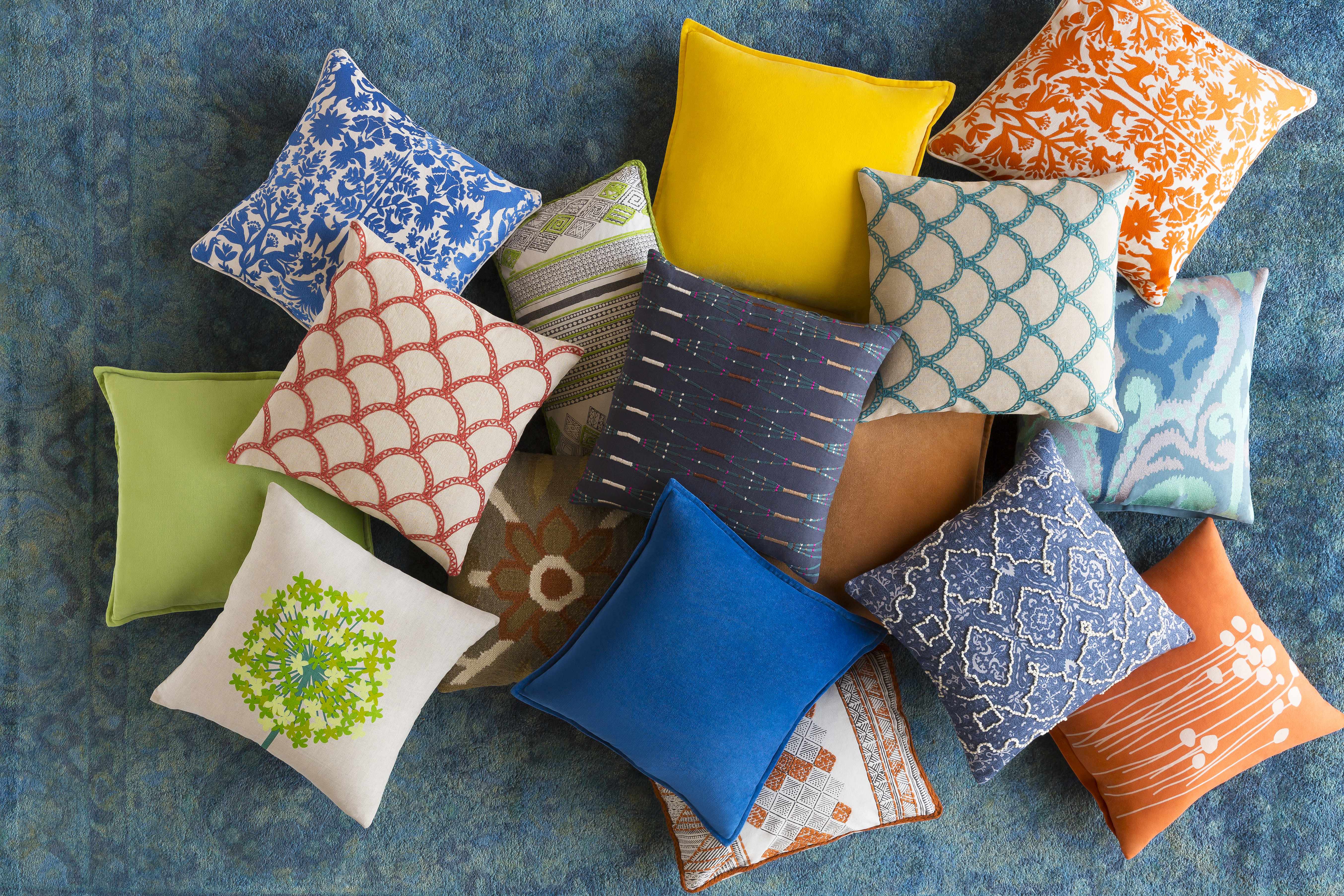 Alyangula Green Tribal Geometric Accent Pillow - Clearance-1