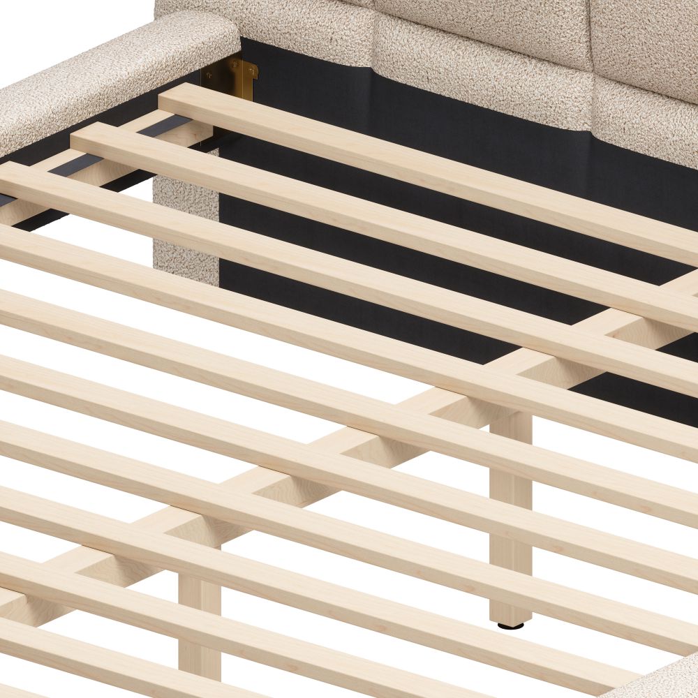 Placid Shearling Fabric Bed