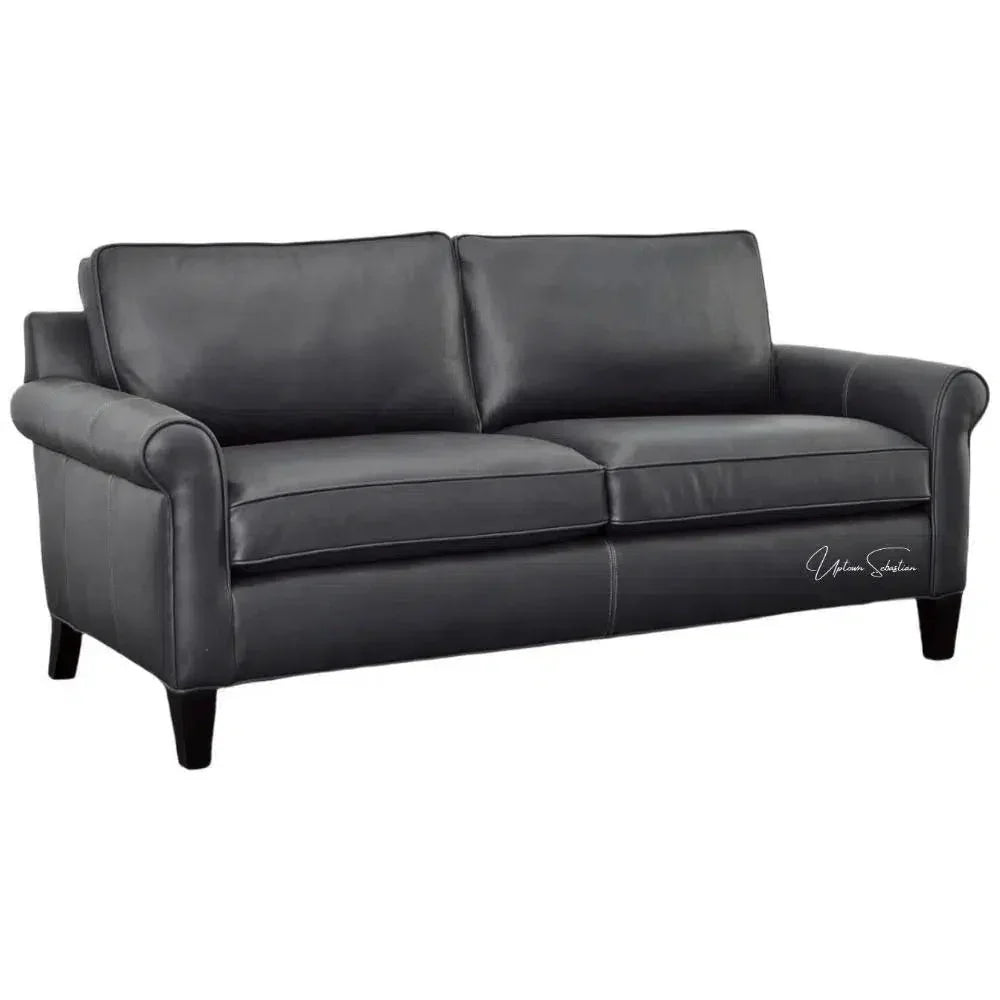 Portman Handcrafted Leather Sofa Is
