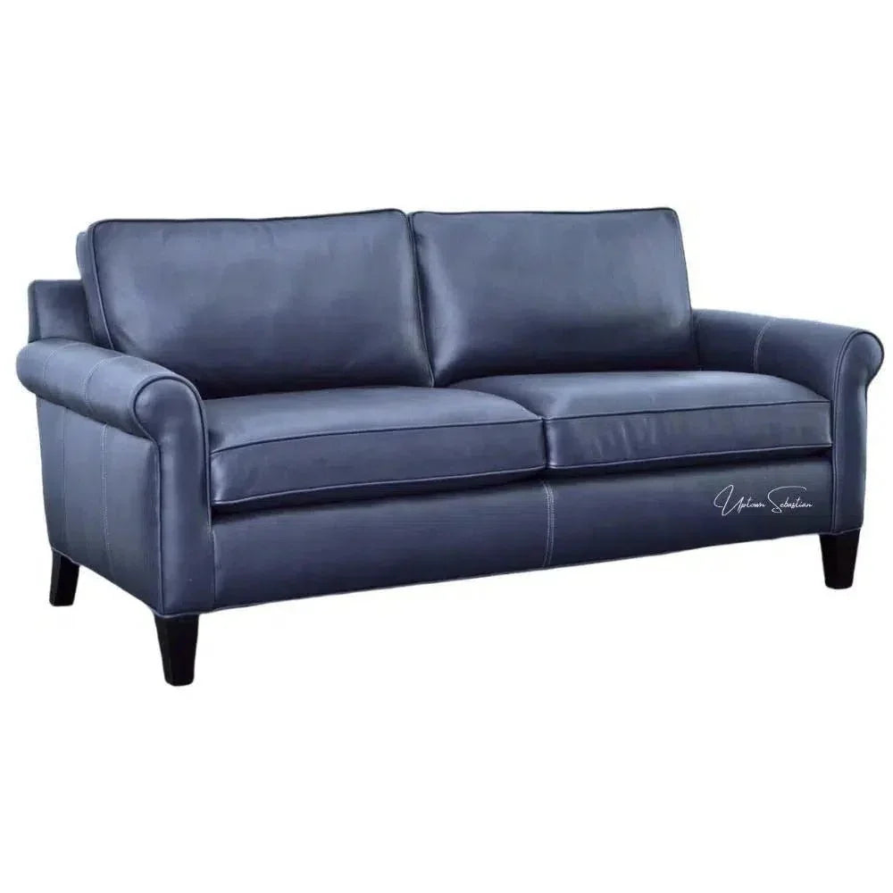 Portman Handcrafted Leather Sofa Is