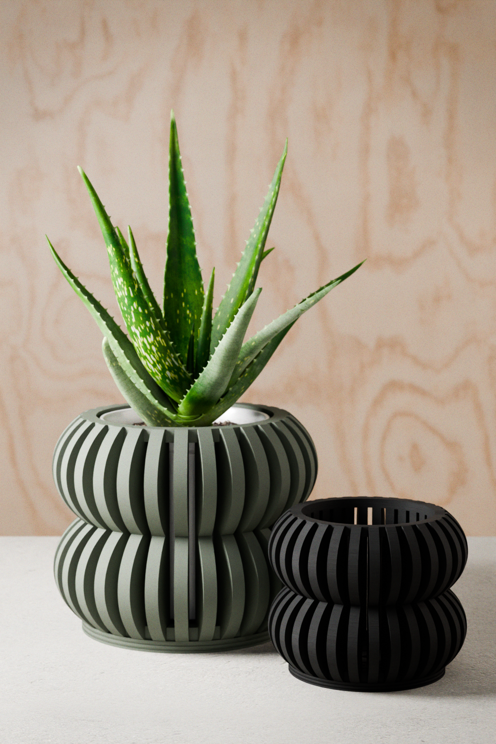 Orchid Planter DOUBLE BUBBLES-0