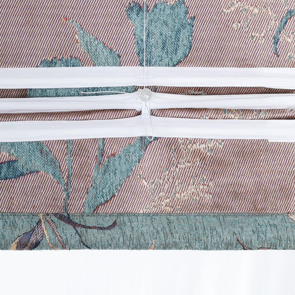 Priya Floral Cotton Roman Shade