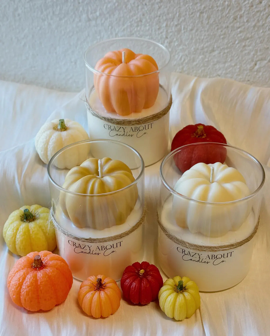 Pumpkin Season Soy Wax Candle• Seasonal Gift •Home Decor-0