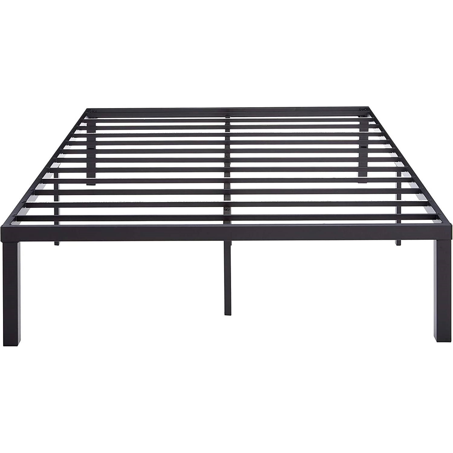 Queen size Modern 16-inch Heavy Steel Metal Platform Bed Frame-1