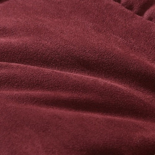 Twin Plush Sherpa Reversible Micro Suede Comforter Set in Marron-3