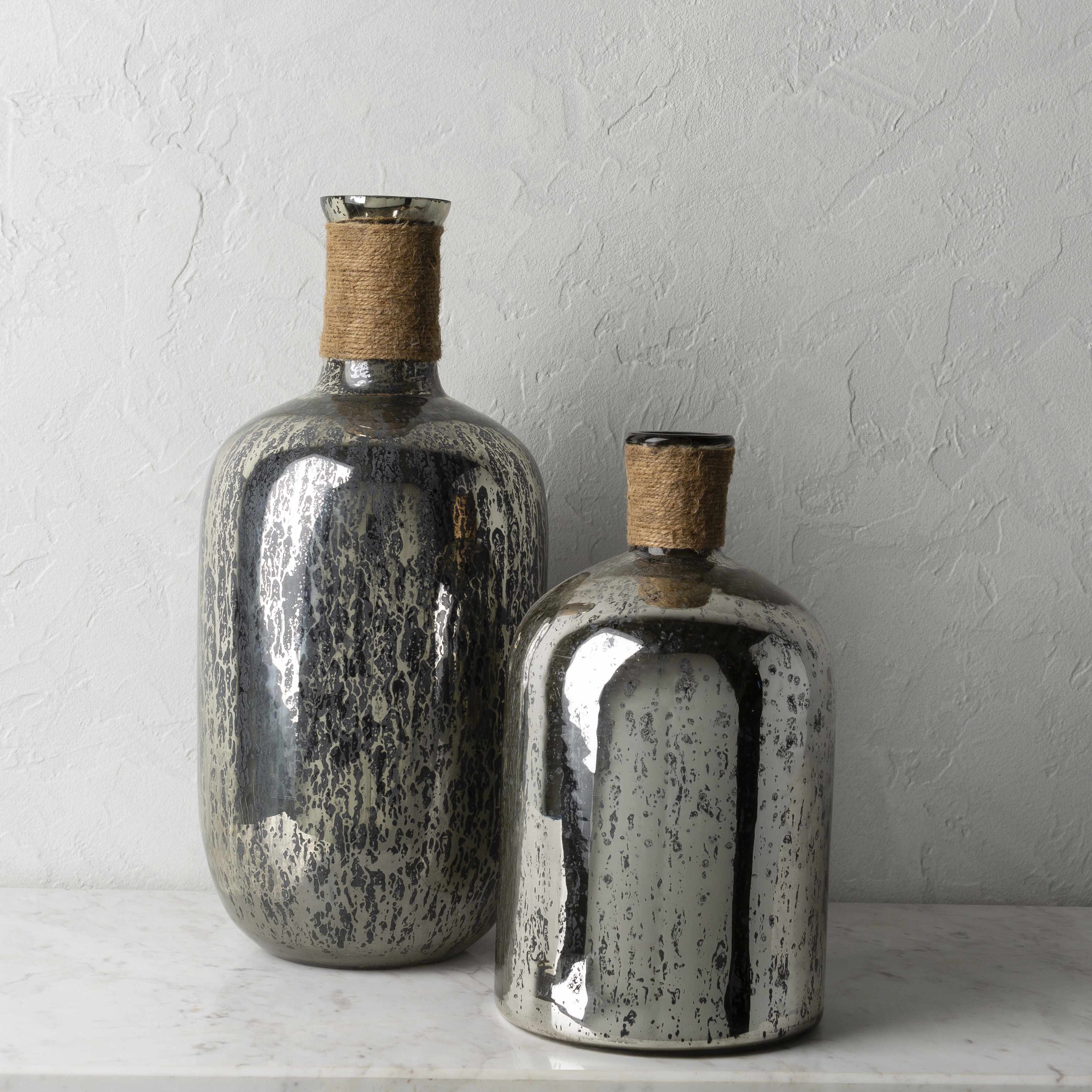 Bitadtun Metallic Splatter Glass Vase-2