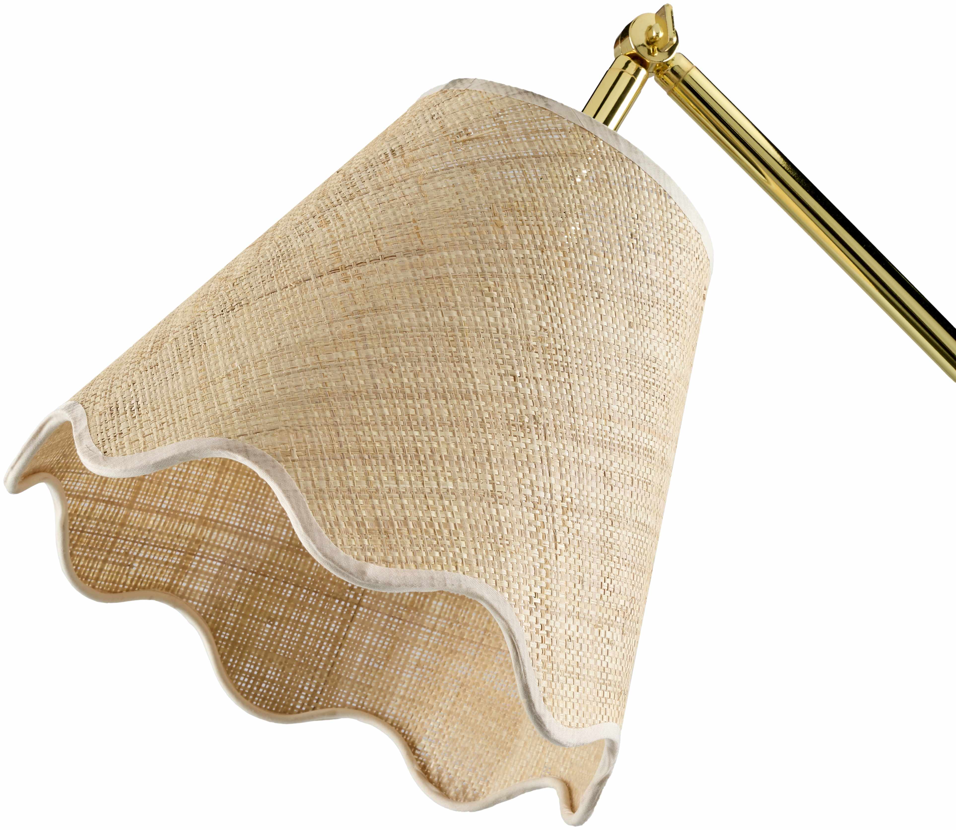 Renigunta Gold Jute Floor Lamp-4