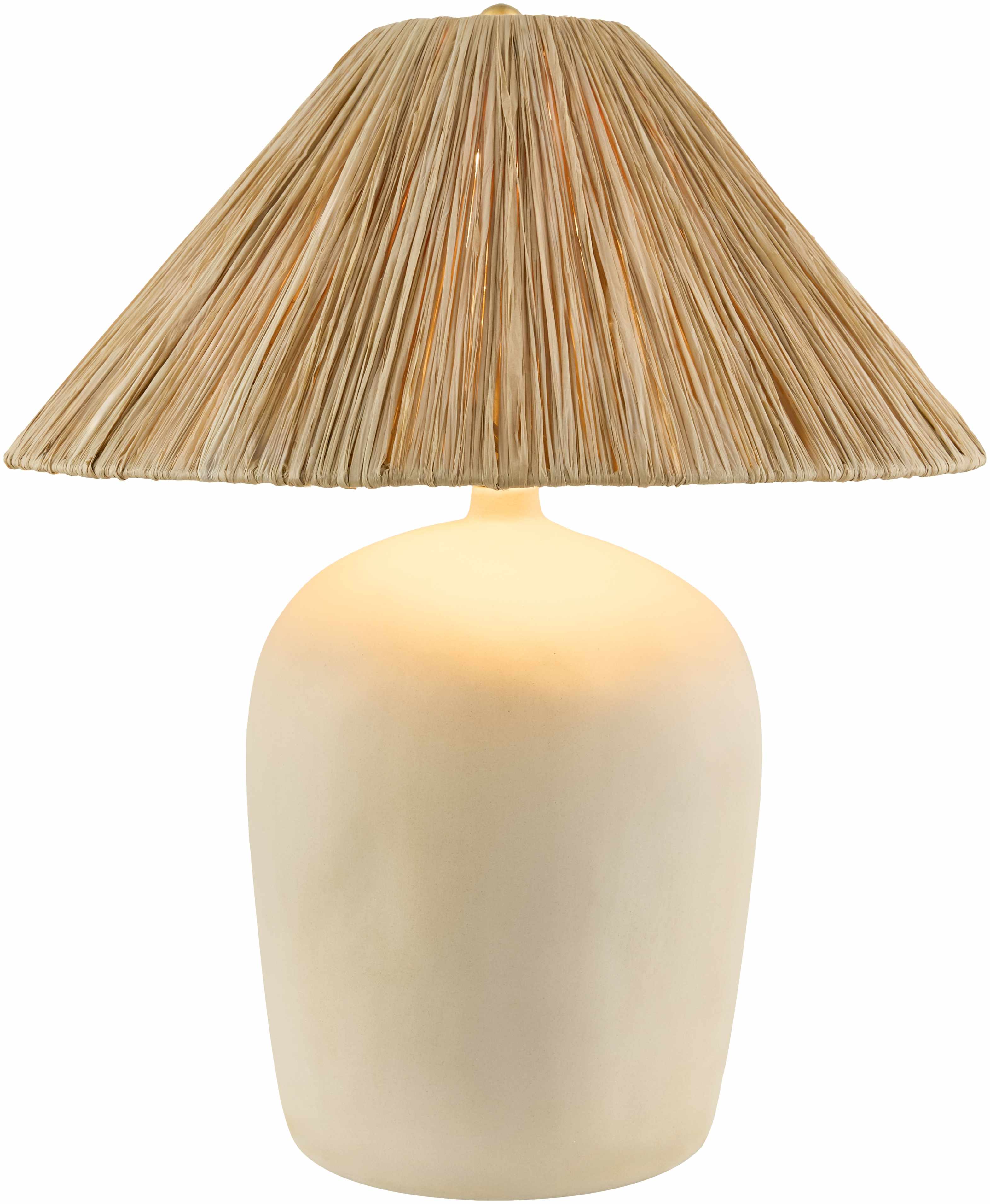 Renswoude White Table Lamp-1