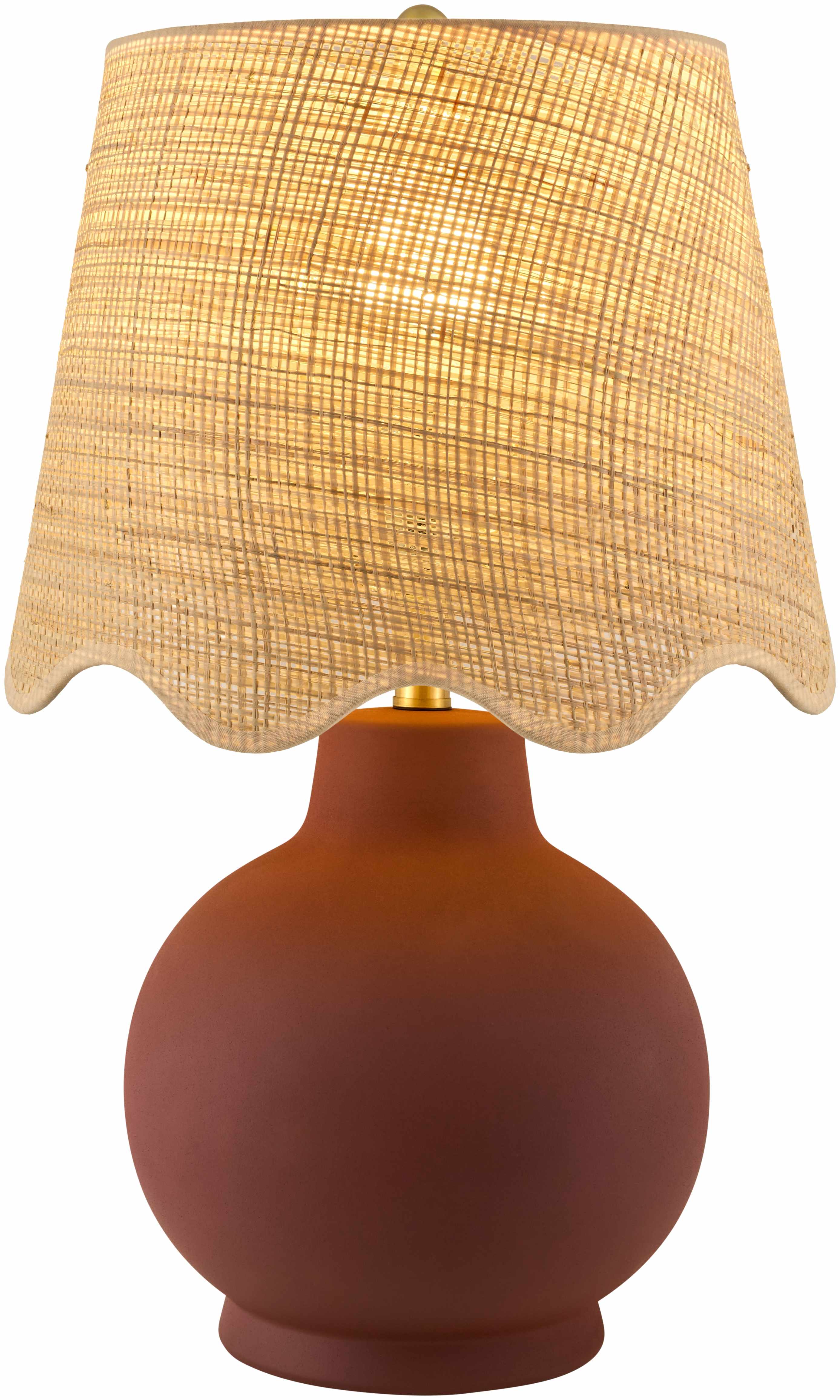 Ranshofen Dark Red Table Lamp-5