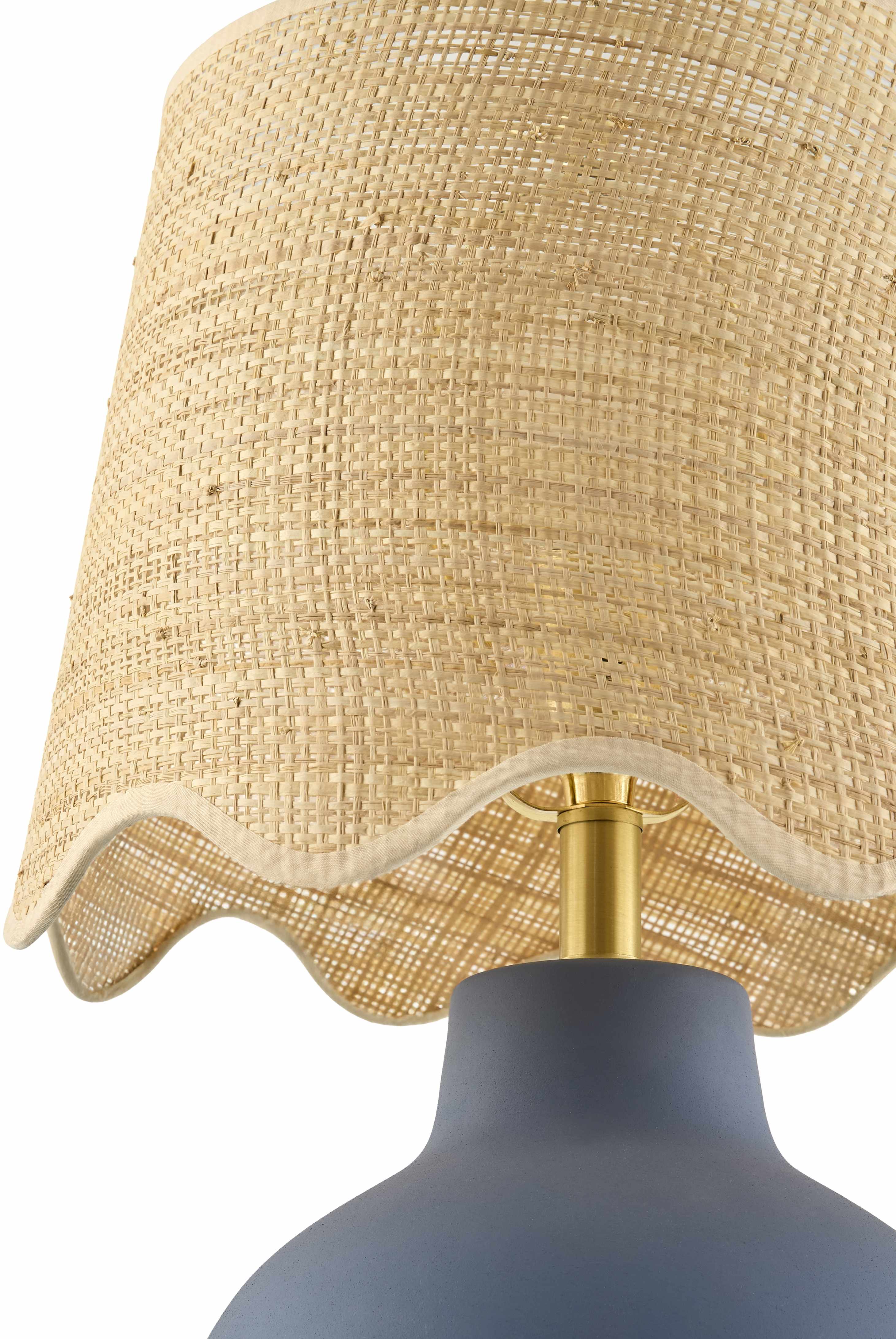 Ranshofen Blue Table Lamp-2