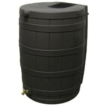 50-Gallon Rain Wizard Rain Barrel in Black-0