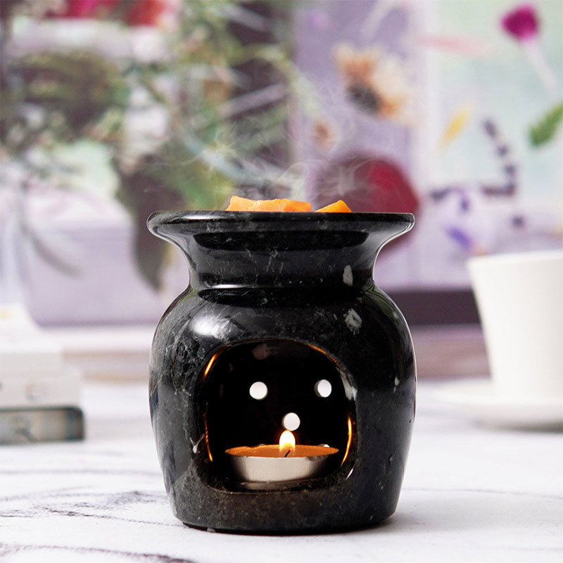 Radicaln Marble Oil Burner 4" Inches Handmade Candle Wax Warmer-0