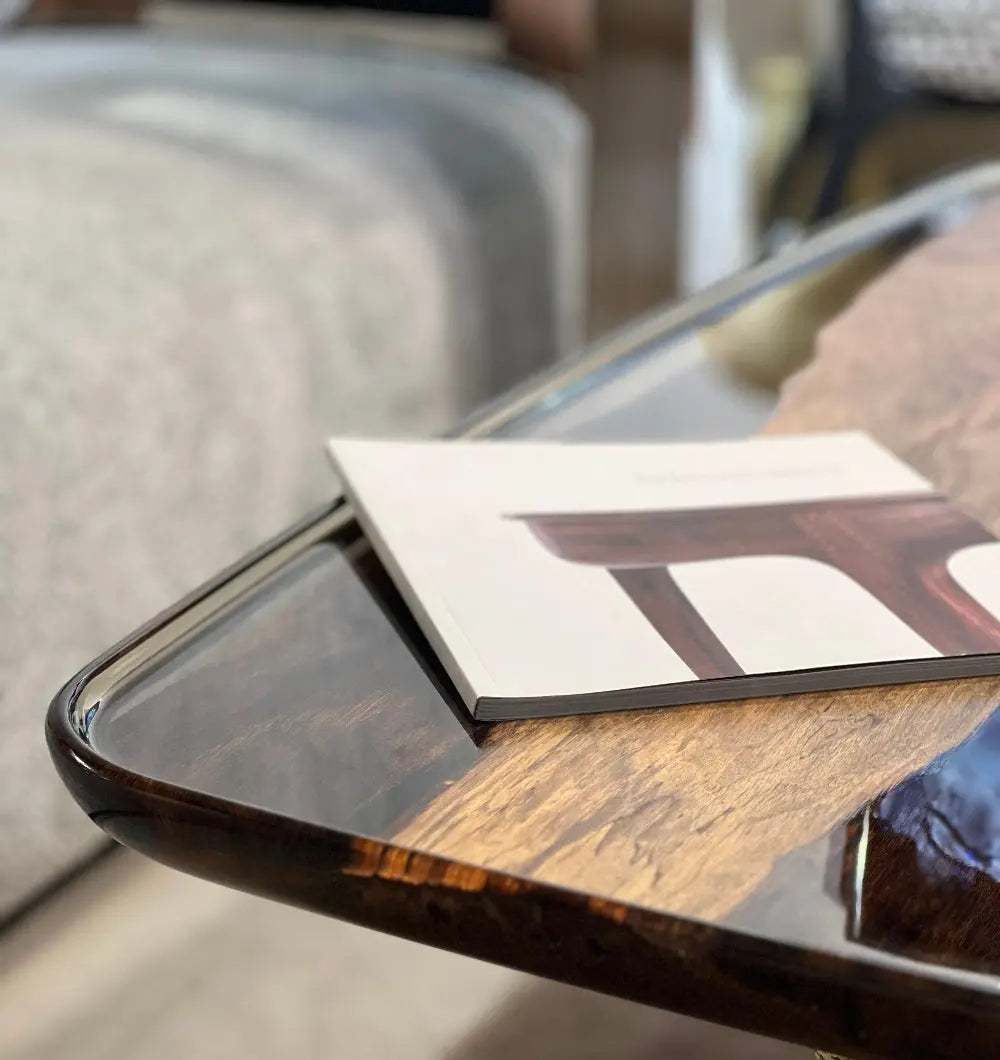 Rectangular Resin Side Table | Ivory Side Table