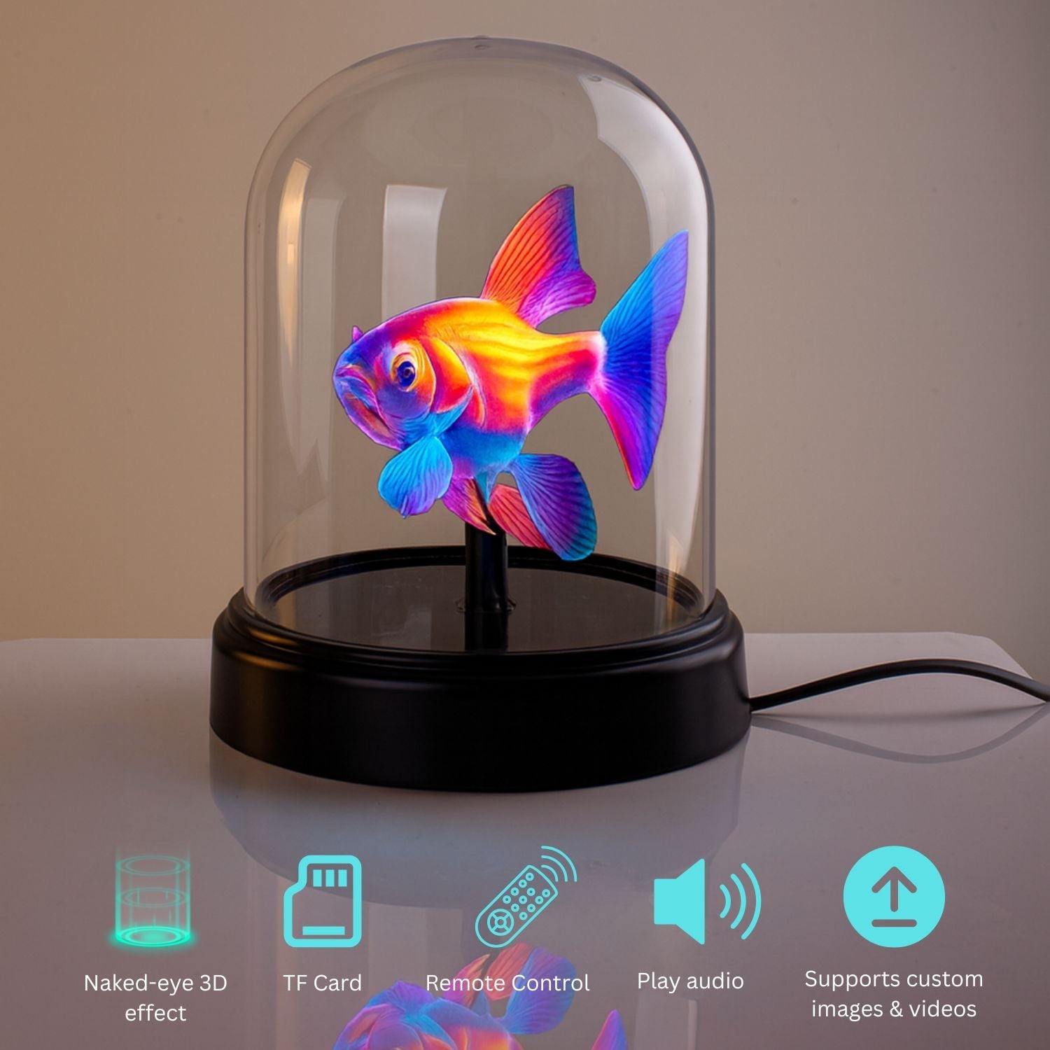 3D Hologram Projector Lights Table Lamp-0
