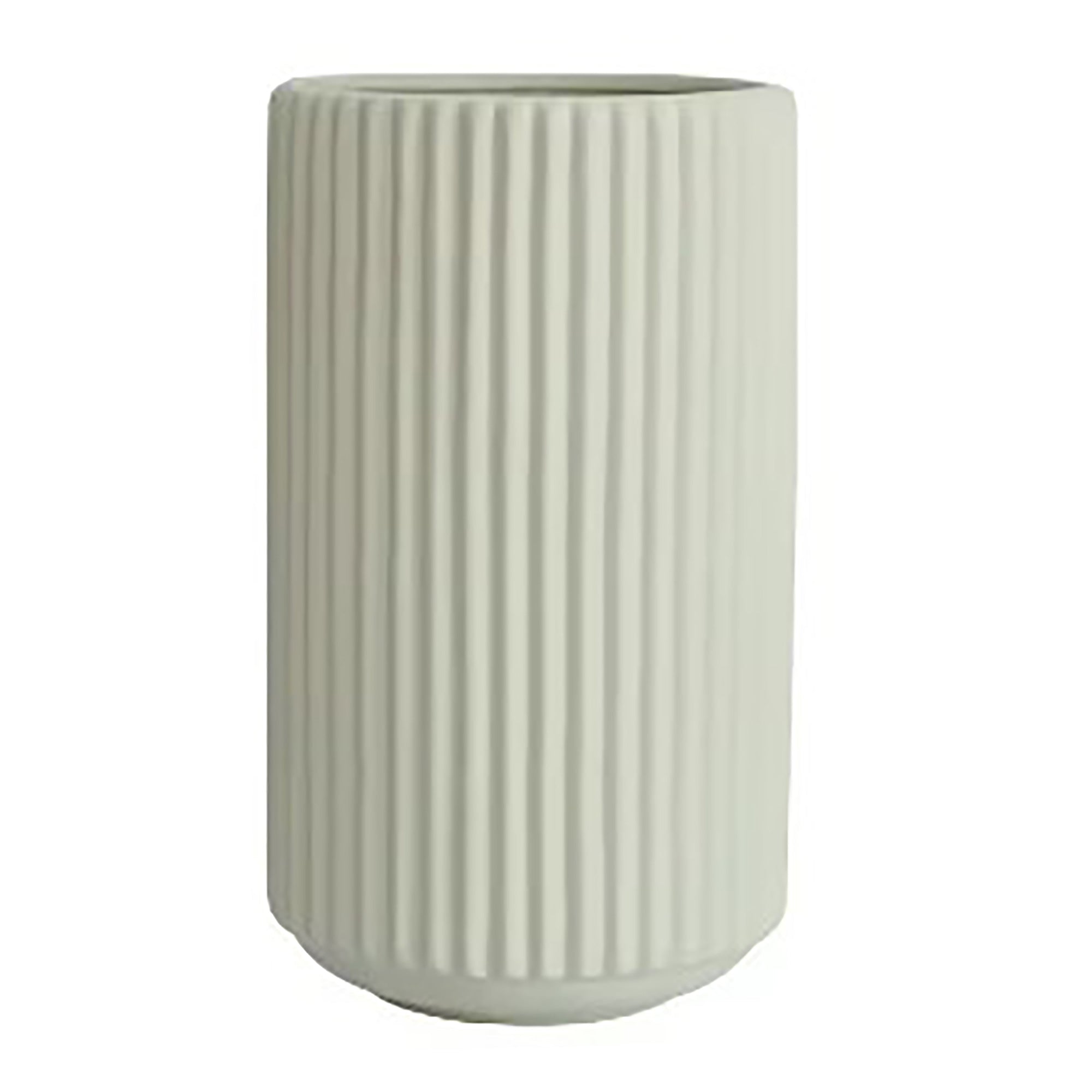 Ribbed Ceramic Vase-Mint-XXL-0