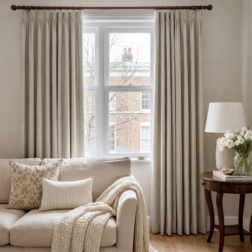 Rosalyn Matte Velvet Room Darkening Thermal Curtains