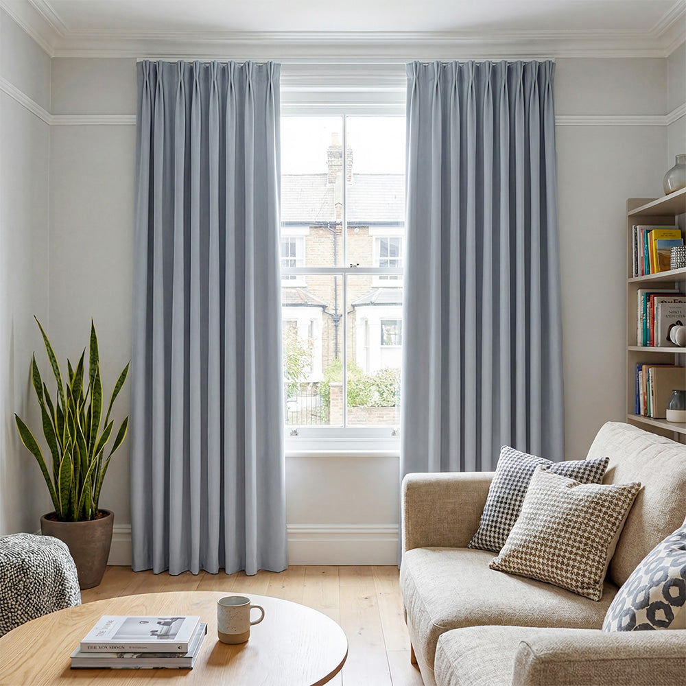 Rosalyn Matte Velvet Room Darkening Thermal Curtains