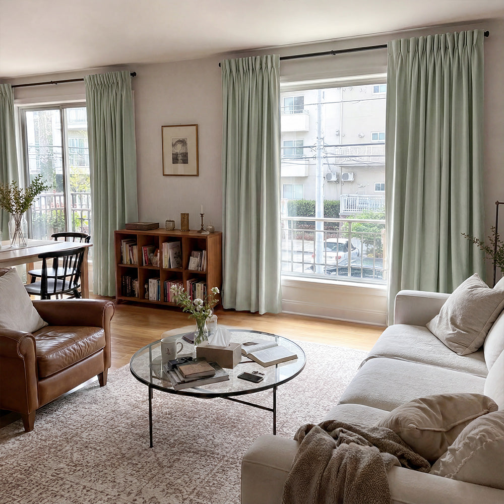 Rosalyn Matte Velvet Room Darkening Thermal Curtains