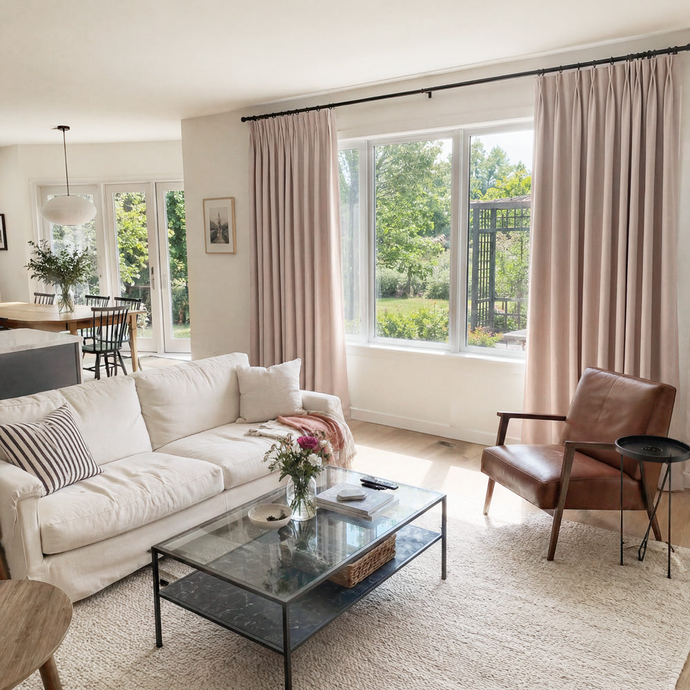 Rosalyn Matte Velvet Room Darkening Thermal Curtains