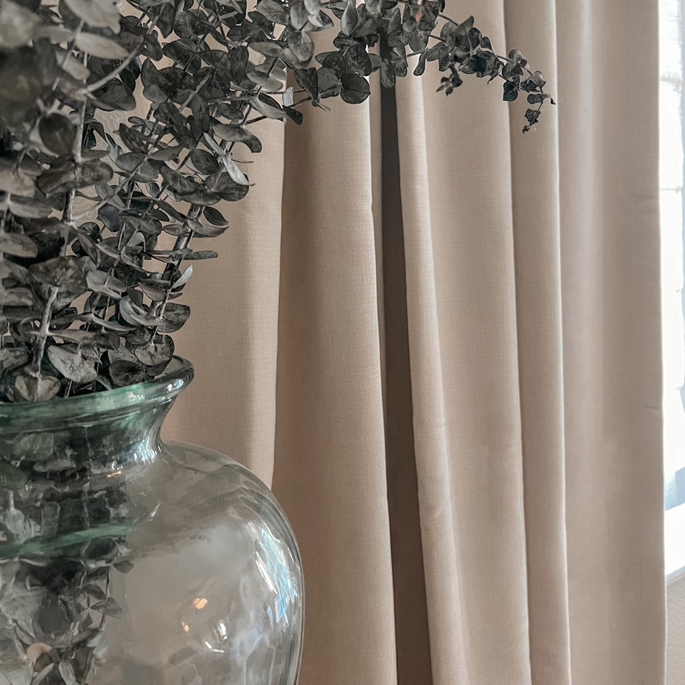 Rosalyn Matte Velvet Room Darkening Thermal Curtains